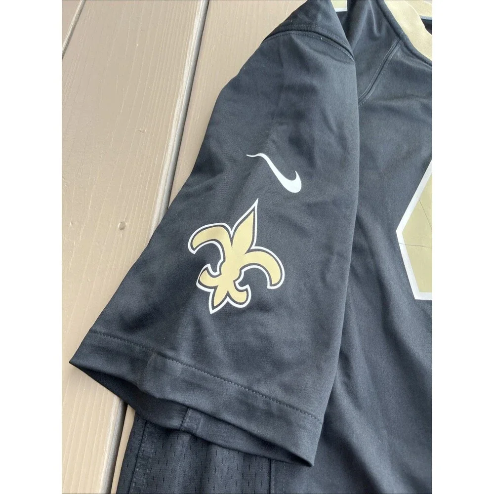NEW ORLEANS SAINTS Alvin Kamara #41 Black Football Jersey XL Signature Embroider - Picture 5 of 11